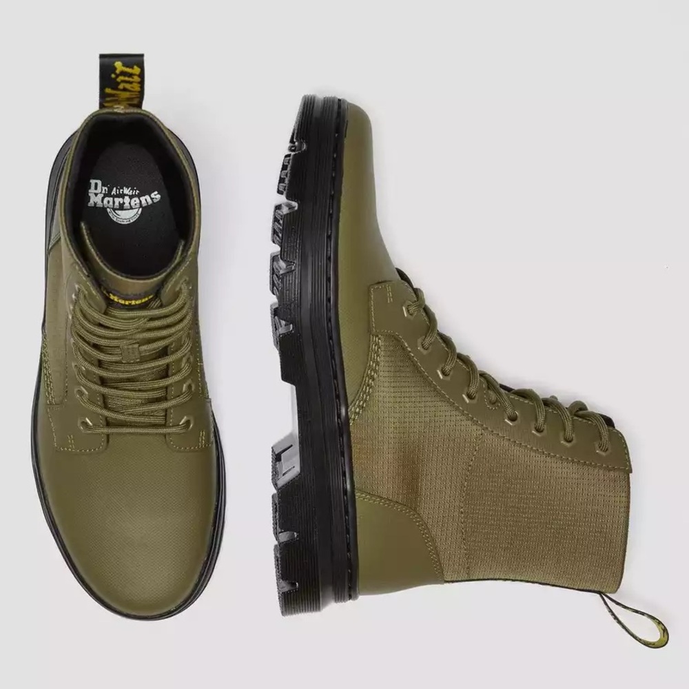 LIKE NEW {DR. MARTENS} Men’s Combs II Poly Casual Boot, Olive, 10